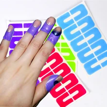 YWK 1 лист, пластиковая шелушенная лента, защита для ногтей, легкая быстрая Чистка, лак для рисования ногтей, УФ-гель, штамповочные пластины, инструменты