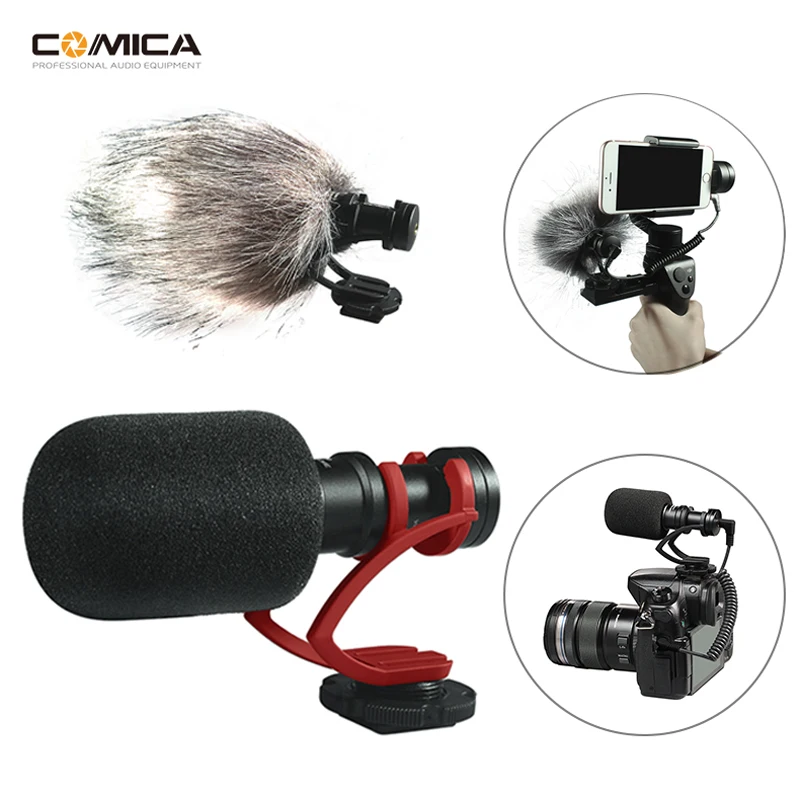 Микрофон Comica CVM VM10II VM10 II универсальный конденсаторный микрофон для видеокамеры DJI