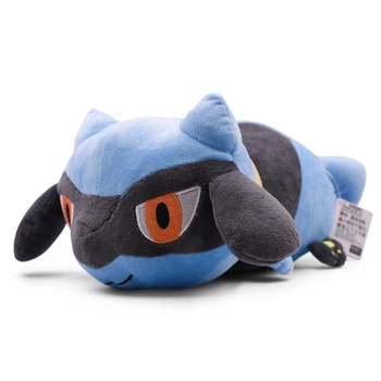 

Lying Riolu Plush Toys Pillow Doll Soft Good Gift For Kids Friend