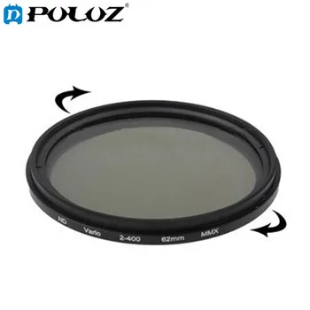 

62mm ND Fader Neutral Density Adjustable Variable Filter ND 2 to ND 400 Filter