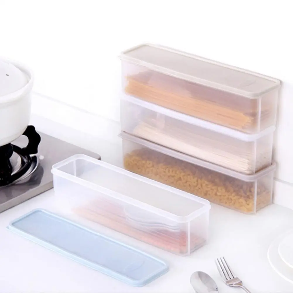

Durable Strip Noodle Storage Box Refrigerator Food Container Drawer Kitchen Tool