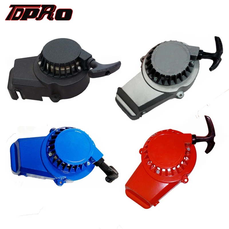 

TDPRO Alloy Pull Start Recoil Starter For 2-Stroke 43cc 47cc 49cc Engine ATV Quad Scooter Pocket Mini Moto Dirt Bike 4 Wheeler