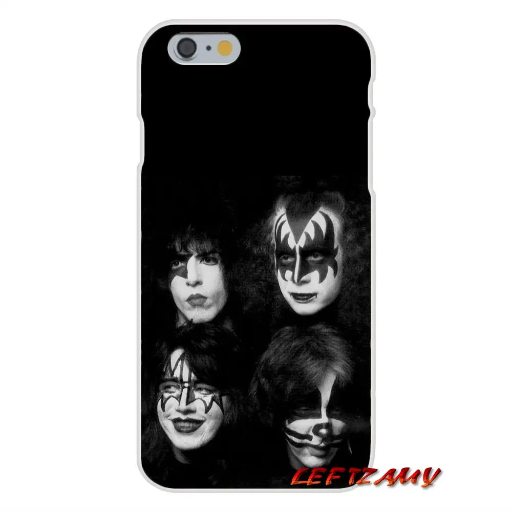KISS rock band для Apple iPhone X XR XS MAX 4 4S 5 5S 5C SE 6 6S 7 8 Plus ipod touch 5 6 Аксессуары чехлы для телефонов