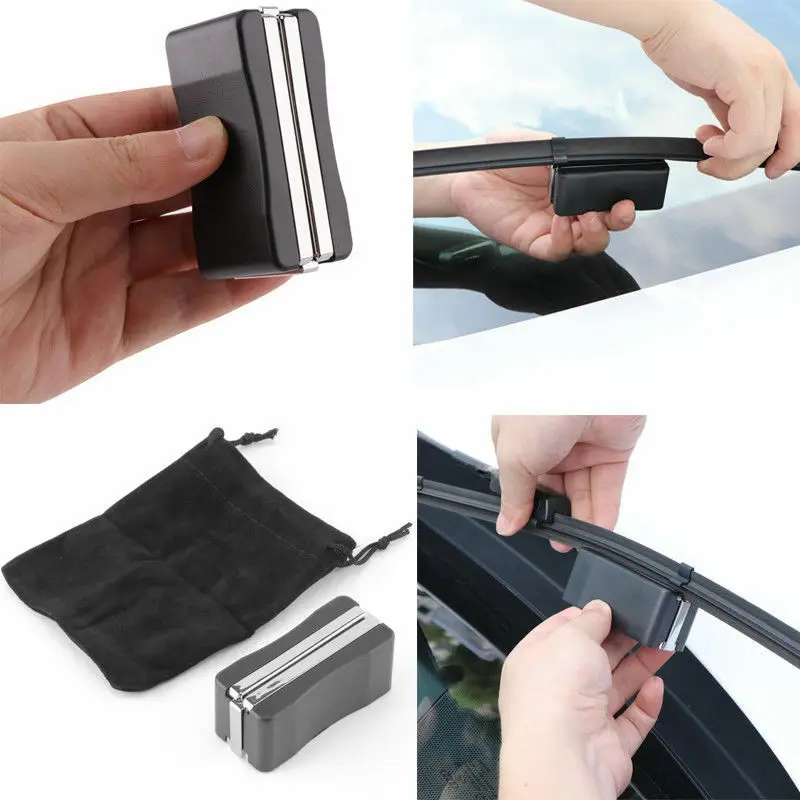 

Universal Auto Car Vehicle Black Windshield Wiper Blade Refurbish Repair Tool Restorer Windshield Scratch Repair Kit Cleaner