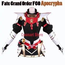 [Предпродажная] игры Fate Grand для FGO Апокриф искусственная кожа Сделано битва форма + Панцири + плащ hallowee Косплэй костюмы Новый 2018