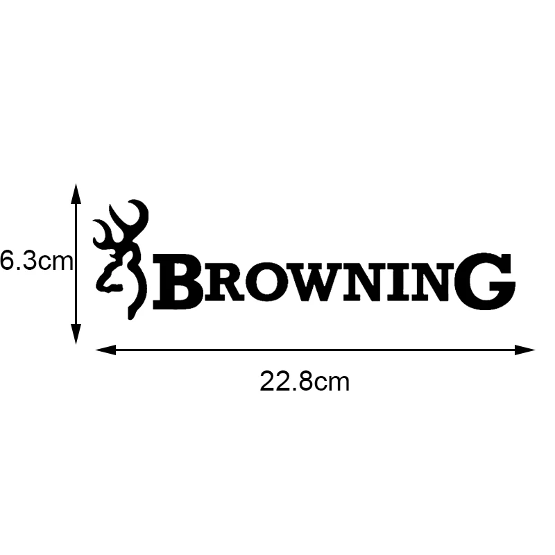 Browning Hunt Deer Buck Chasse Автомобильная Наклейка виниловая Черная/Серебристая/Лазерная 22