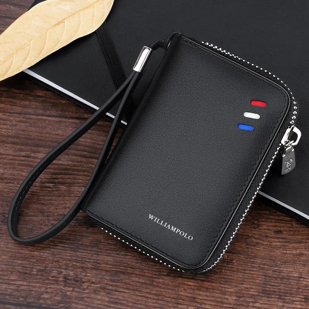 

WilliamPOLO, the wallets are made of top layer real leather materials. They are all with meticulous stitching, soft, durable, be