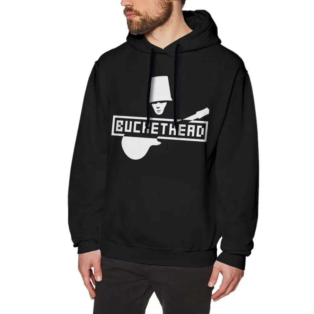 

Buckethead Hoodie Buckethead Hoodies Oversize Casual Pullover Hoodie Cotton Outdoor Long Black Warm Mens Hoodies