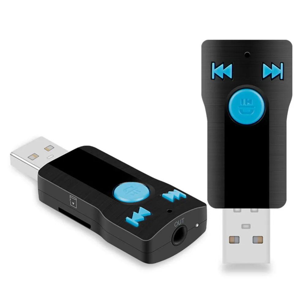 

New Bluetooth USB Receiver Music Receiver Adapter MP3 Player Bluetooth Car Handfree Calling 3.5MM Streaming Car A2DP AUX Audio
