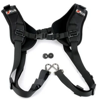 

Double Camera Shoulder Neck Sling Quick Strap + Fasten Adapter Tiny Screw for 5D4 1DX D800 D750 SLR DSLR Camera Lens Binocular