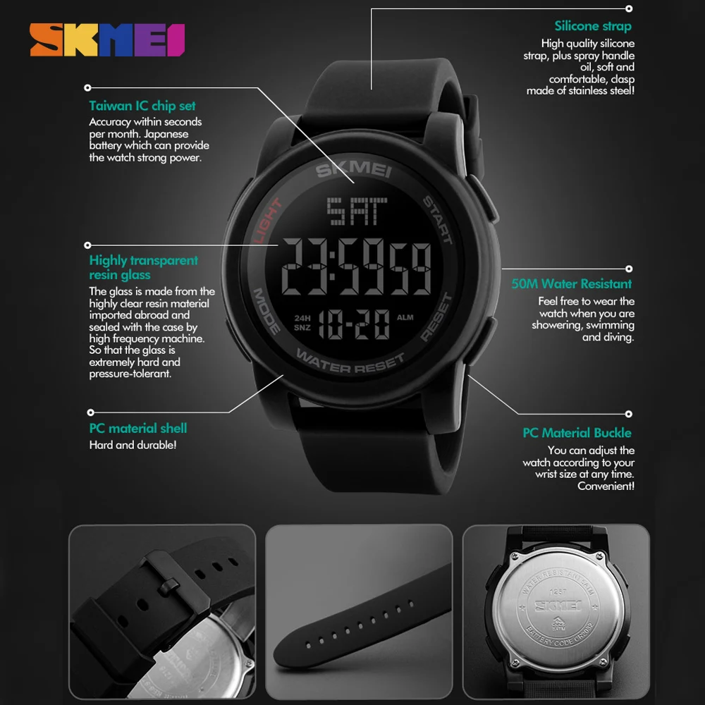 Часы Наручные Skmei 1257 Купить В Кувандыке