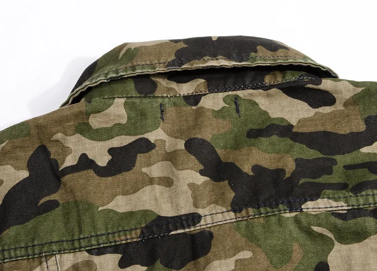 Free shipping New Spring Autumn Men's Camouflage Denim Vests Military