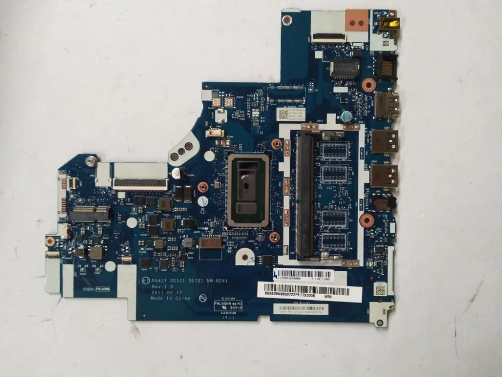 Применимо к 320-17ISK материнская плата компьютера I3-6006U номер NM-B241 FRU 5B20N96007 5B20N96011 |