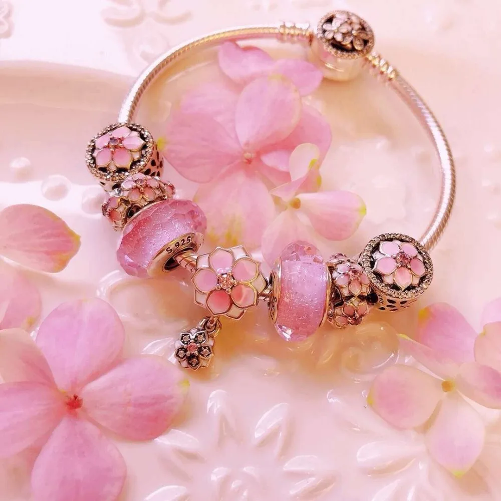 

Kristie100%925 Sterling Silver Original Copy 1:1 High Quality High Quality Series Pearl Attacked Fret Free Pearl Bracelet