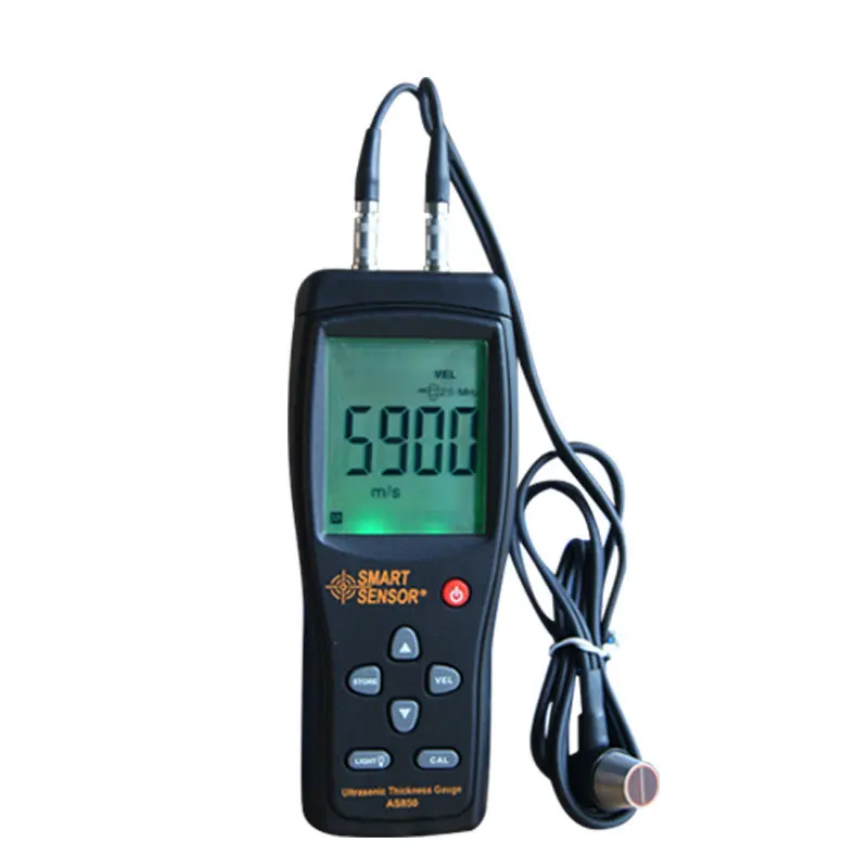 AS850 Handheld Ultrasonic Thickness Gauge Steel Aluminium Plate