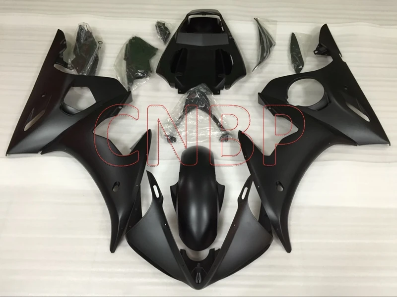 

Full Body Kits YZF R6 2003 - 2005 Matter Black Body Kits for YAMAHA YZFR6 03 05 Fairings for YAMAHA YZFR6 2004 no paint