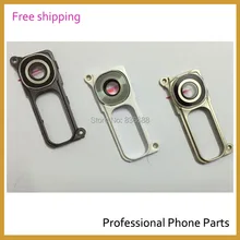 10 шт./лот,, для LG G4, заднее стекло, задняя камера, стеклянная рамка для объектива с наклейкой, для замены мобильного телефона