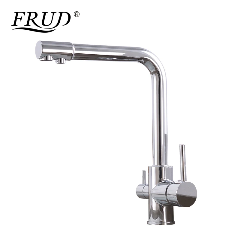 

FRUD Filter Kitchen Faucets Deck Mounted Mixer Tap 360 Rotation with Water Purification Features Mixer Crane For Kitchen Y40042