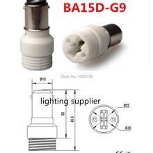 10 шт. BA15D-G9TC держатель лампы Конвертер Светильник Лампа патрон адаптер с отслеживанием НЕТ