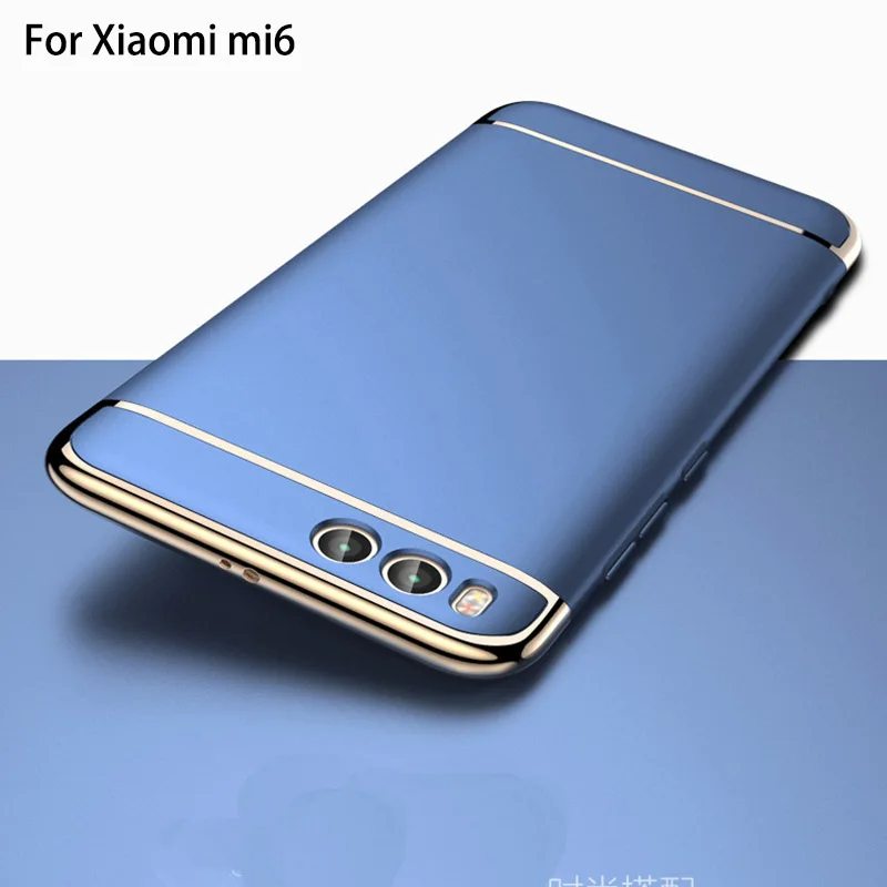 

Xiaomi mi6 Case Frame Cover Back Ultra thin hard 3 in 1 protective coque for Xiaomi mi6 mi 6 m6 Xiomi mi5 m5 5.15 inch
