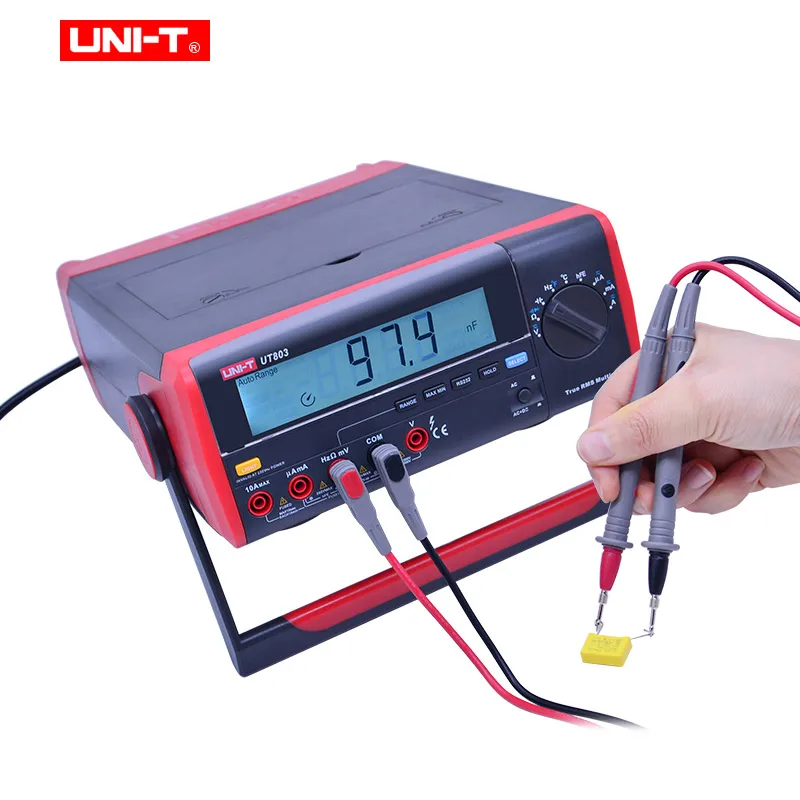 UNI-T UT801 UT802 UT803 Bechtop цифровой мультиметр AC DC Напряжение измеритель тока Сопротивление Емкость Частота Диод тестер