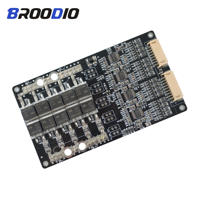 Comprar 10S 12 13 14S 16S BMS 30A 40A 50A 60A 100A V 48V 60V Li Ion 18650 Placa de protección de batería de litio BMS 10S circuito con equilibrada