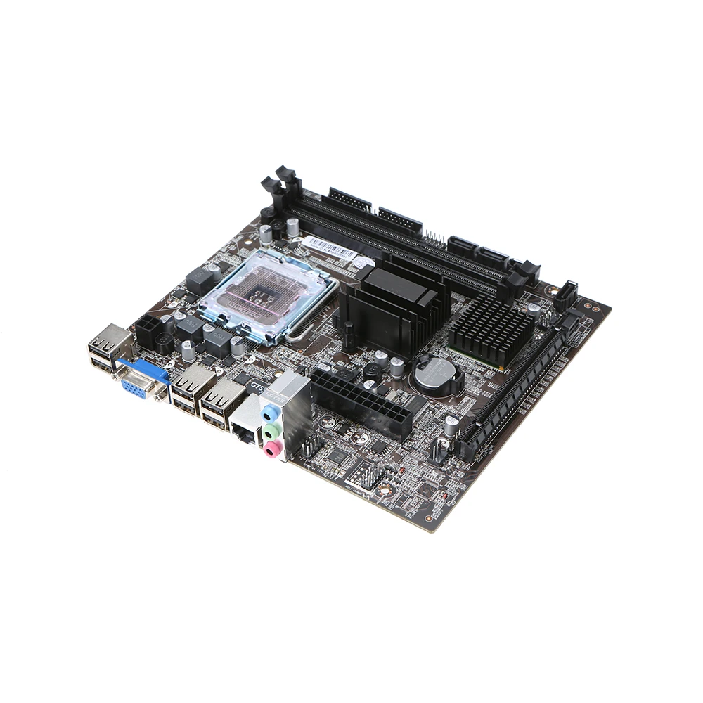 Материнская плата Jingsha материнская чипсет Intel G41 разъем SATA LGA 771 / 775 DDR3 8 Гб для Windows 7