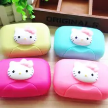 hello kitty головы PP защита от утечки мыло держатель/Чехол Путешествия yey-1052