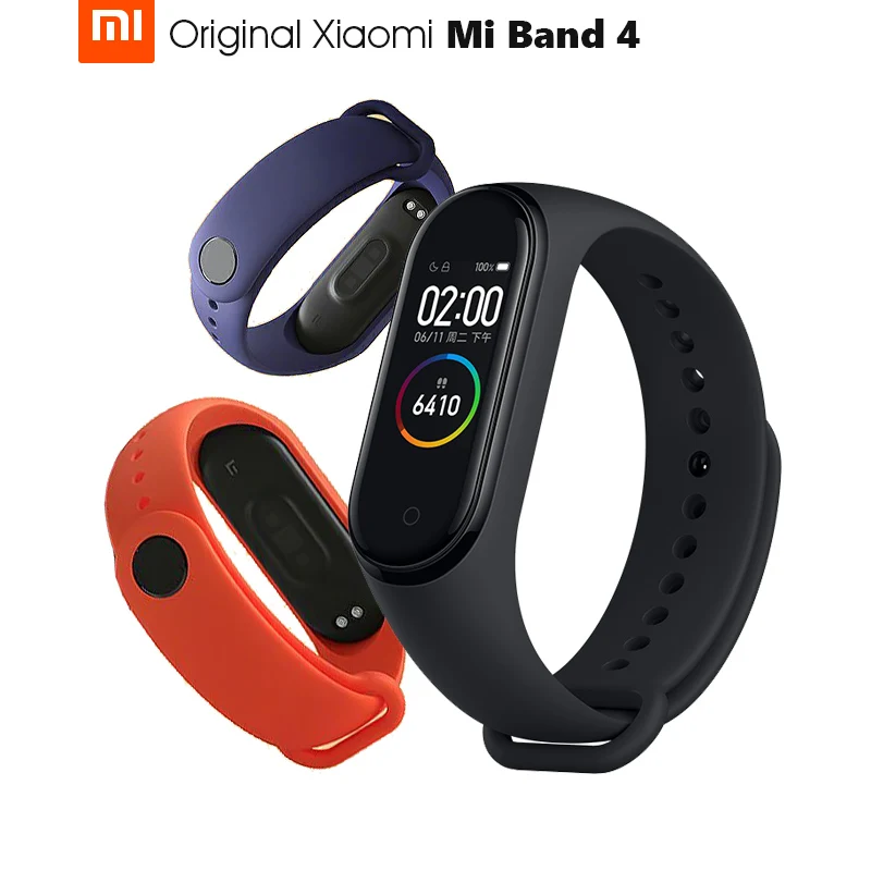 Xiaomi Mi Band 4 Smart Band 4 [стандарт/NFC/Мстители] Браслет фитнес-браслет управление музыкой AMOLED сенсорный экран