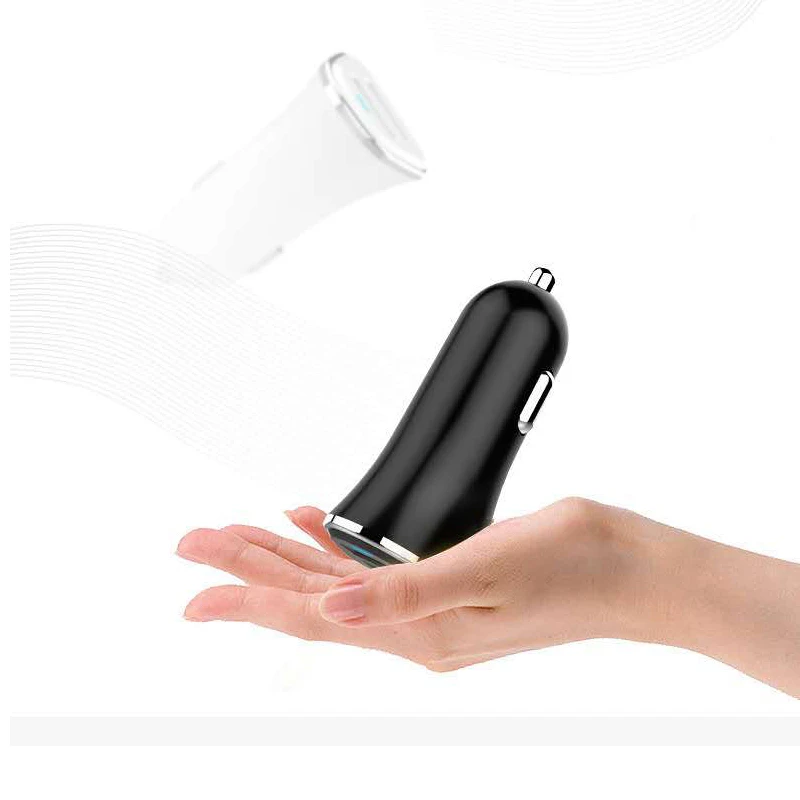 Fiuzd سريع USB شاحن سيارة لهواوي p30 p20 p10 برو Xiaomi Redmi ملاحظة 7 المزدوج USB سيارة الهاتف شاحن آيفون x 8 7 6