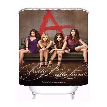 

Custom Pretty Little Liars Season Waterproof Shower Curtain Home Bath Bathroom s Hooks Polyester Fabric Multi Sizes180509-72