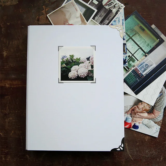 white wedding album