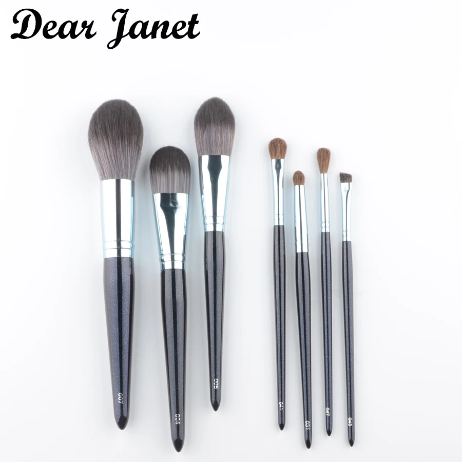 

7pcs/set Make up brushes Set foundation blusher powder makeup brushes kit eye shadow brush eyebrow blending