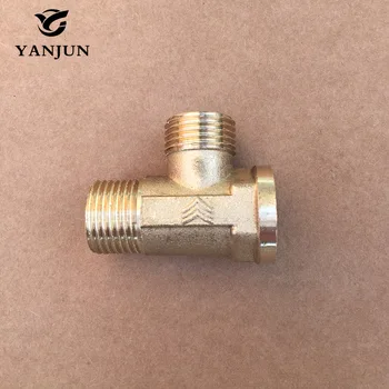 

Tee 3 Way Brass Pipe fitting Connector 1/2" BSP Female x 1/2" BSP male x 1/2" BSP male
