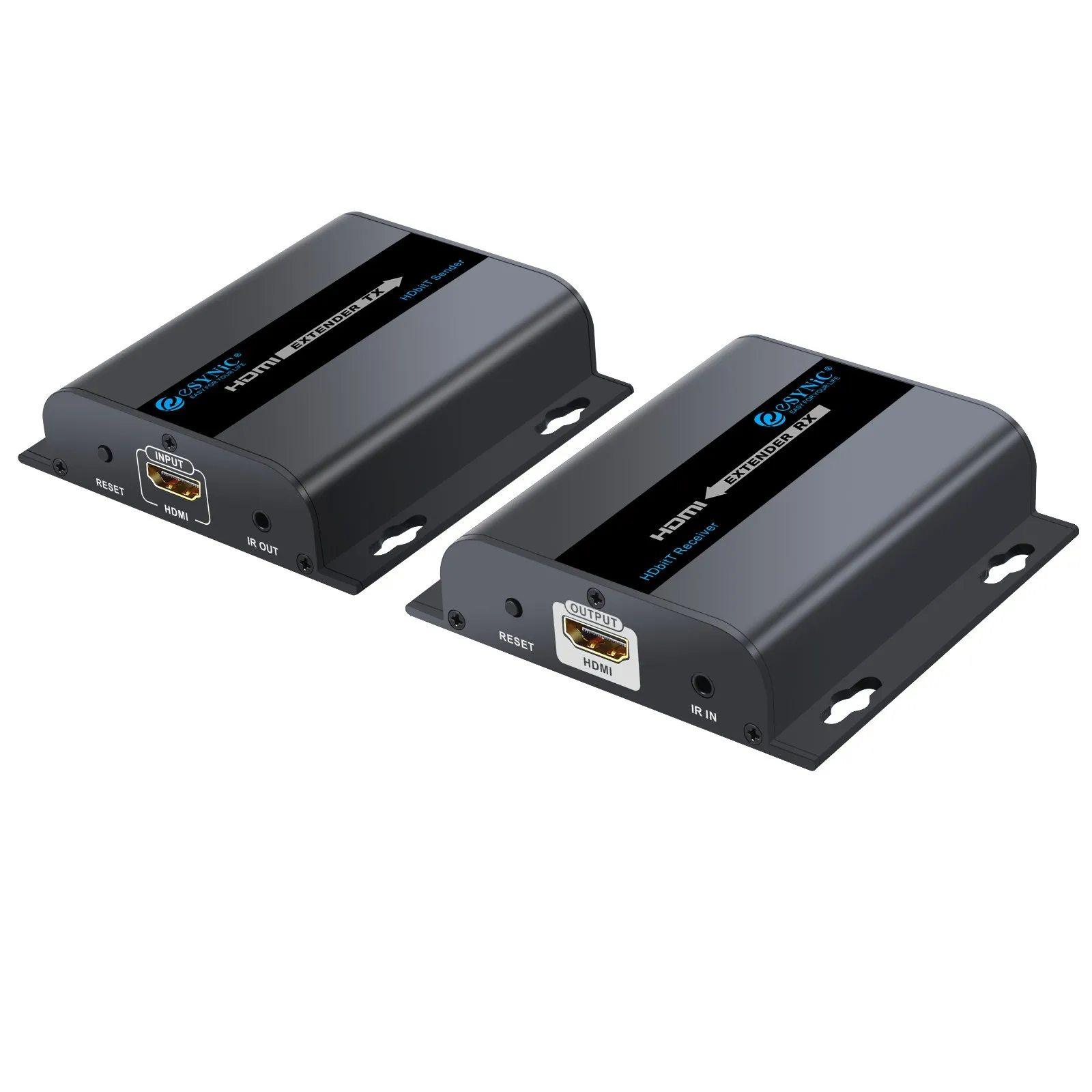 Esynic hdbitt HDMI Extender до 120 м LAN повторитель над RJ45/CAT6/6a/7 ИК передает HDMI V1.4 HDCP 1,4 передатчик приёмник