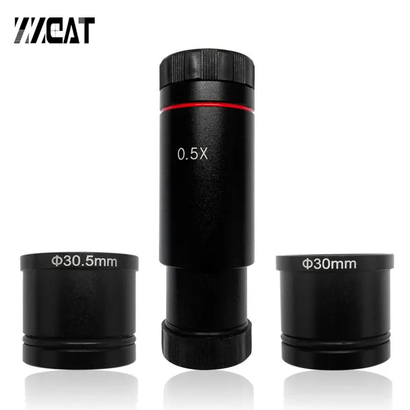 0.5X адаптер для объектива с C креплением 23,2 мм 30 мм 30,5 мм оптический адаптер для объектива камеры для микроскопа CCD цифровой окуляр камеры