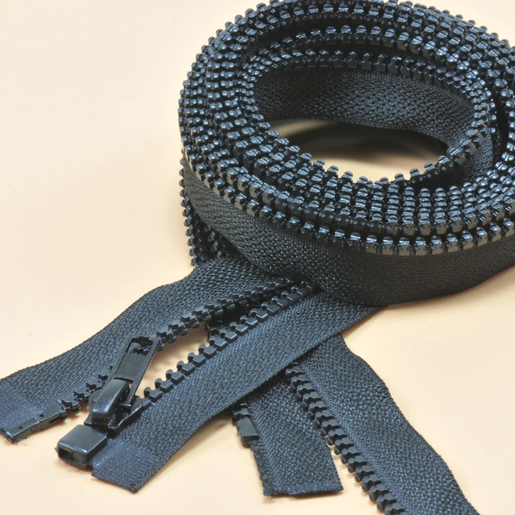 10pcs/lot 80/90/100m 5 Black Resin Zipper Down Jacket /Overcoat Zipper Open end Zipper Clothing