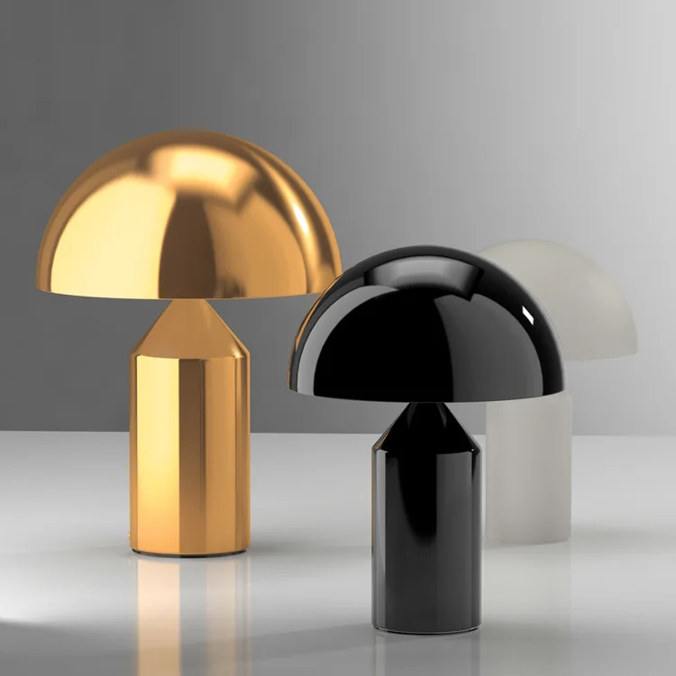

Creative design table lamp mushroom modeling metal desk lamp bedroom bedside lamp simple creative fashion FG923