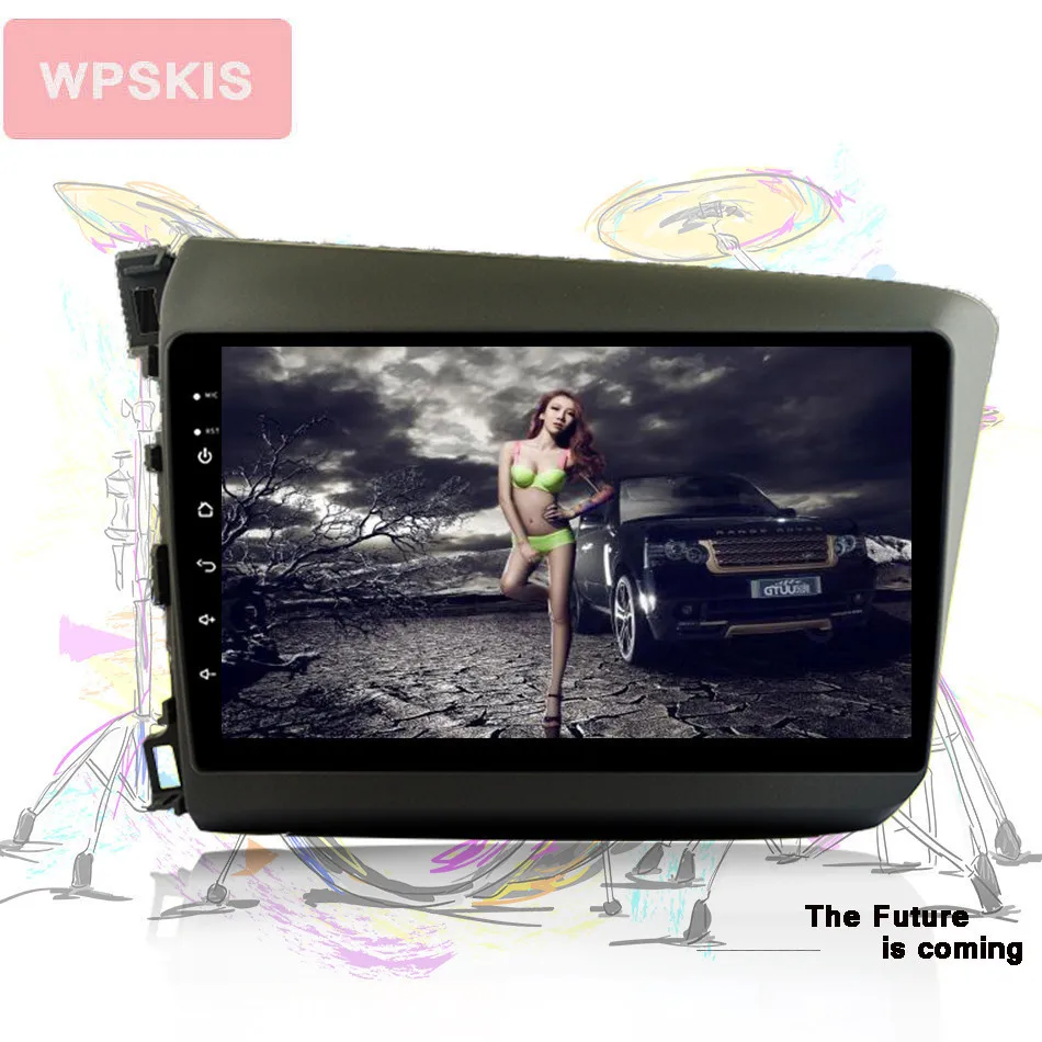 

9" Octa 8 Core Car GPS DVD android 9.0 4GB+64GB Player for Honda CIvic 2015 for Civic 2012-15 radio Support 3/4G Head unit map