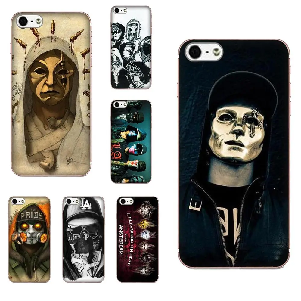 

High Quality Soft Back Hollywood Undead Mask For Galaxy A3 A5 A7 On5 On7 2015 2016 2017 Grand Alpha G850 Core2 Prime S2 I9082