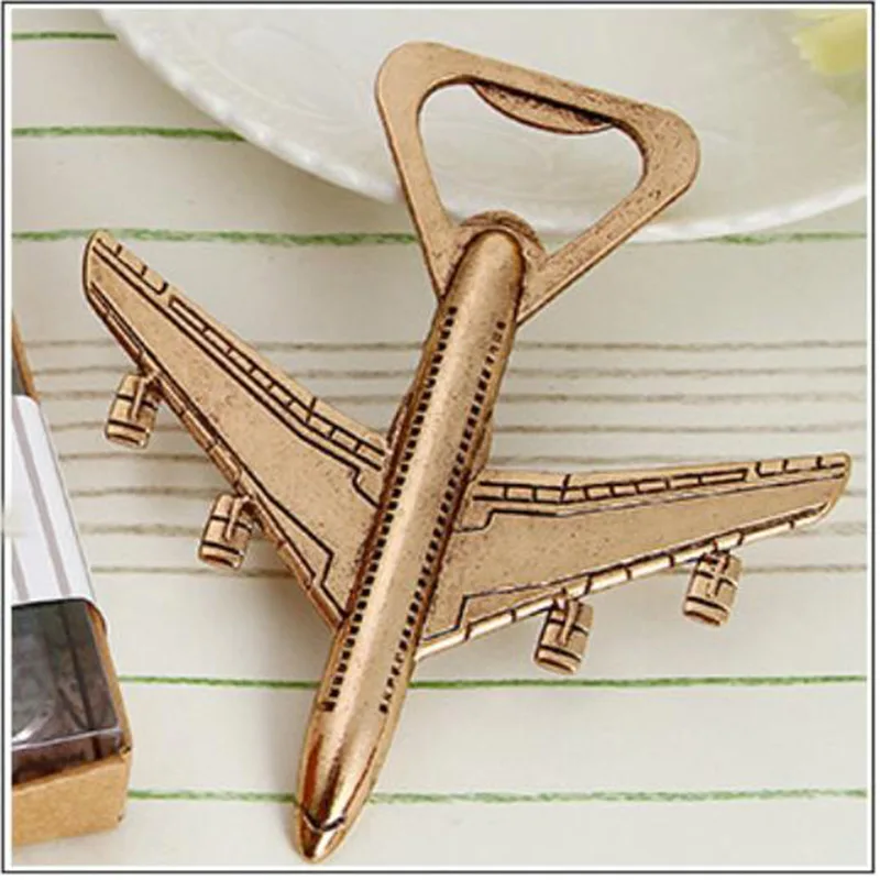 Alloy Airplane Beer Bottle Opener Wedding Gift Helicopter Bottle Opener