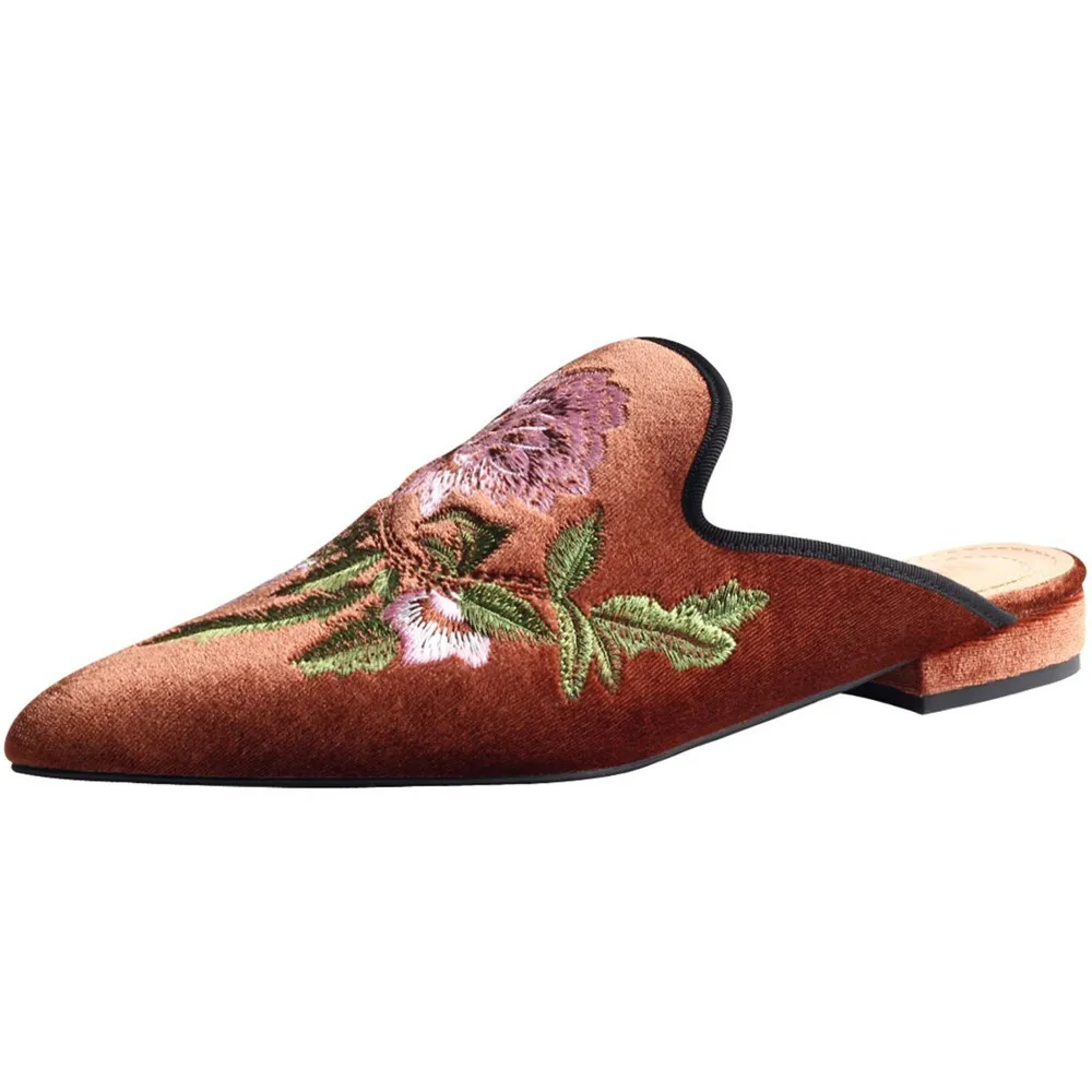 Flat Shoes Women mule slipper 2018 Home Slippers Women Christmas78