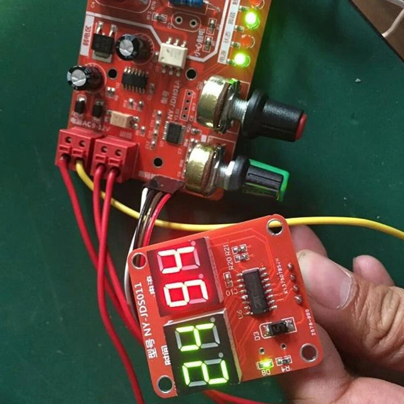 Точечный сварщик время управление доска 40A текущий контроллер с цифровой дисплей