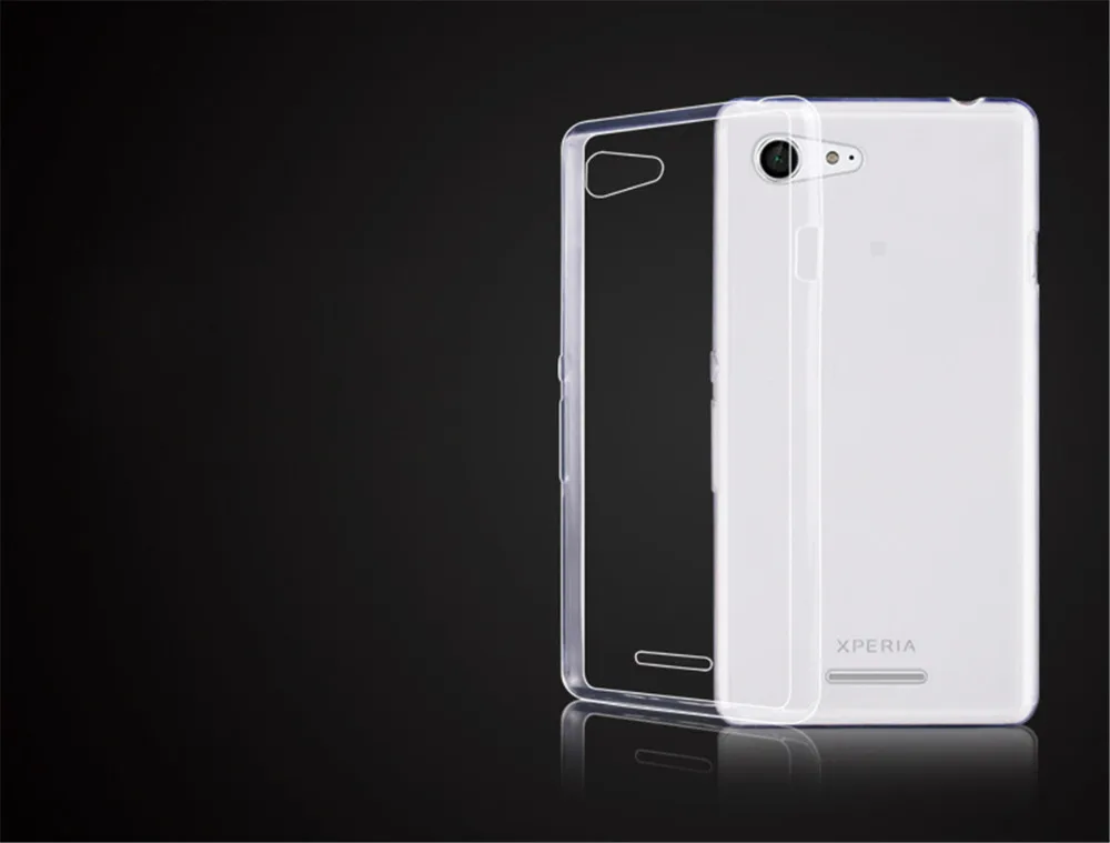 القضية لسوني اريكسون z5/z4/z3/z2/z1/المدمجة/قسط 0.33 ملليمتر سيليكون المطاط لينة tpu شفافة واضحة غطاء الهاتف kimthmall