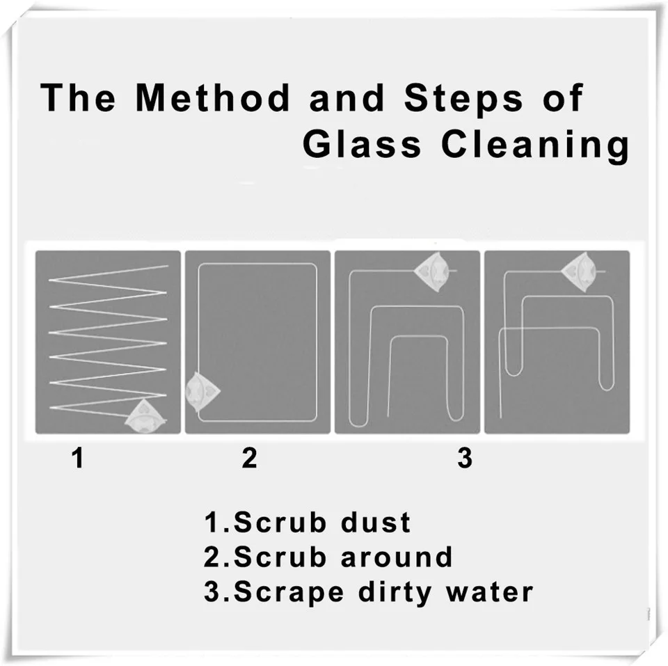 Double-side Cleaning Brush & Magnetic Window Cleaners XQ13