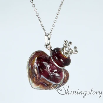 

heart essential oil jewelry murano glass diffuser necklace wholesale essential oil necklace wholesale aromatherapy necklaces