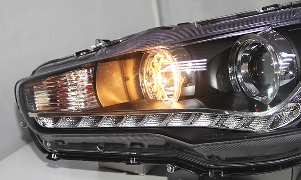 Для Mitsubishi Lancer Exceed светодиодный налобный фонарь фары ангельские глазки для передней фары автомобиля 2008 2009 2010 2011 2012 2013 год дневные ходовые огни