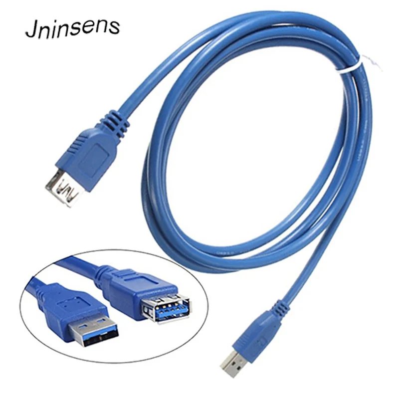 جودة عالية عالية السرعة USB 3.0 تمديد كابل وذكر إلى أنثى صباحا إلى AF M/F USB3.0 تمديد كابل الجملة