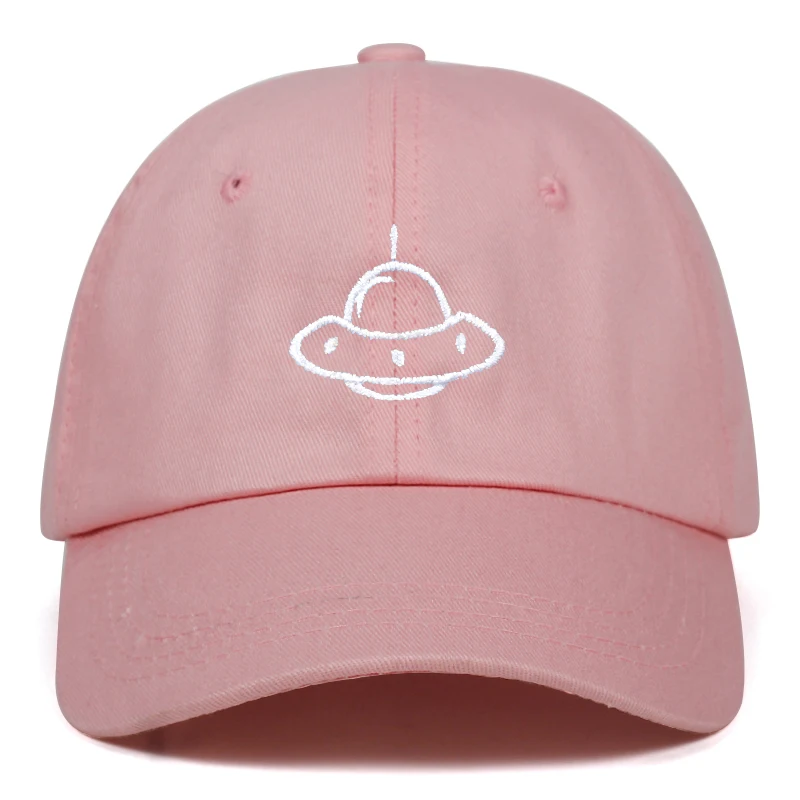 Бейсбольная Кепка с вышивкой НЛО модная кепка Snapback Регулируемая из 100% хлопка в