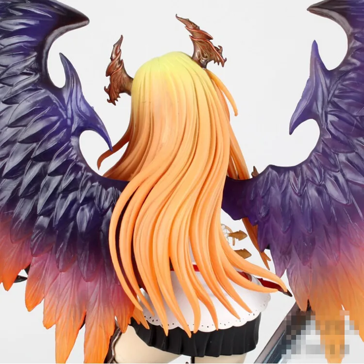 Raiva de Bahamut Kotobukiya Anime Jogo Anjo Escuro Olivia 1 - 8 Escala Pré-pintado Pvc Figura Modelo Brinquedos 9 Kotobukiya anime jogo raiva de bahamut anjo
